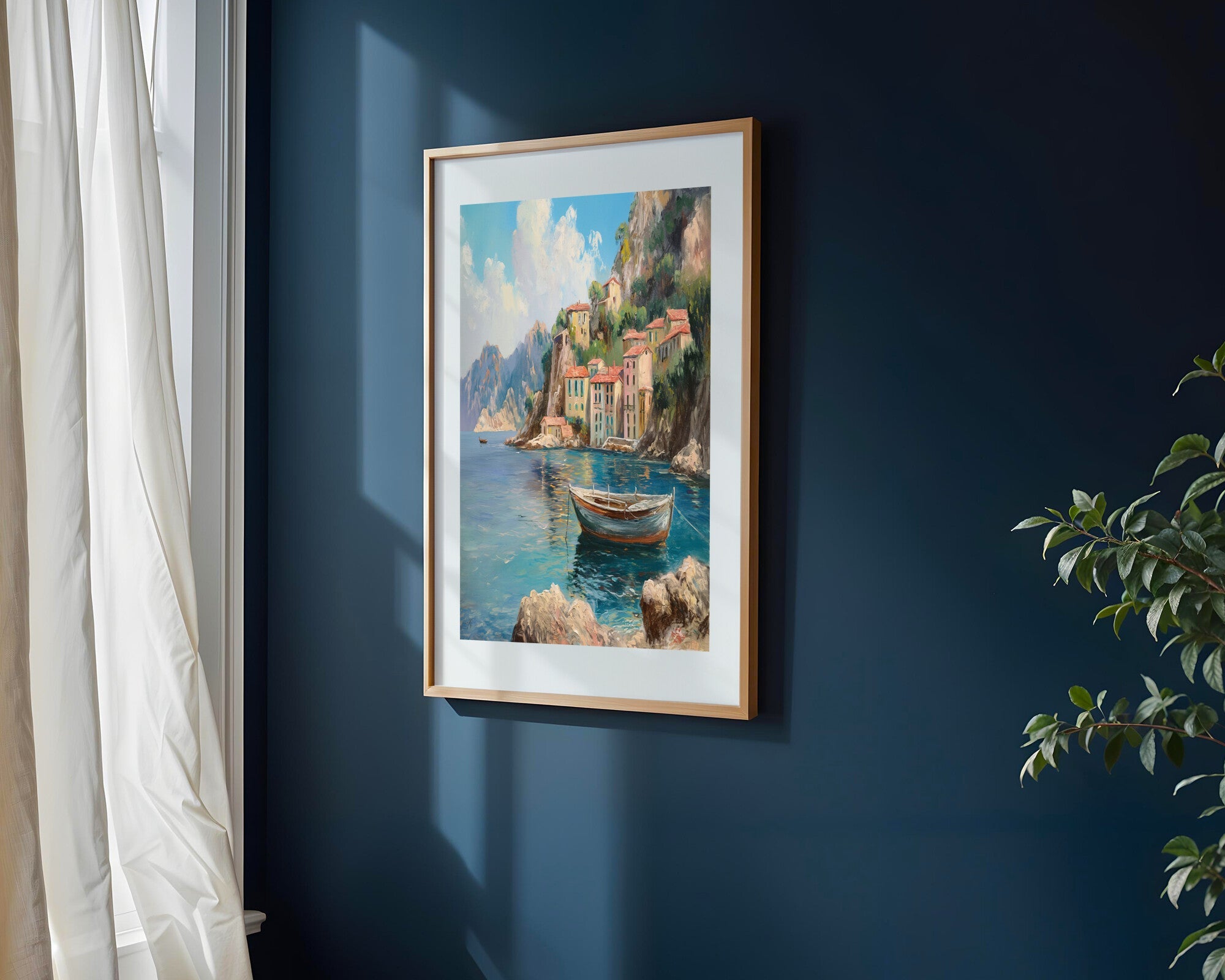 Bahía de Casas Pastel | Cuadro decorativo de Monkey Canvas