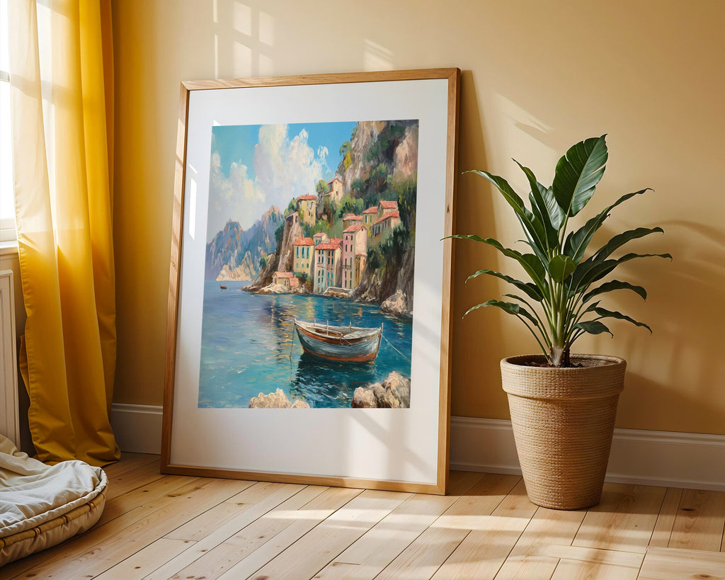 Bahía de Casas Pastel | Cuadro decorativo de Monkey Canvas