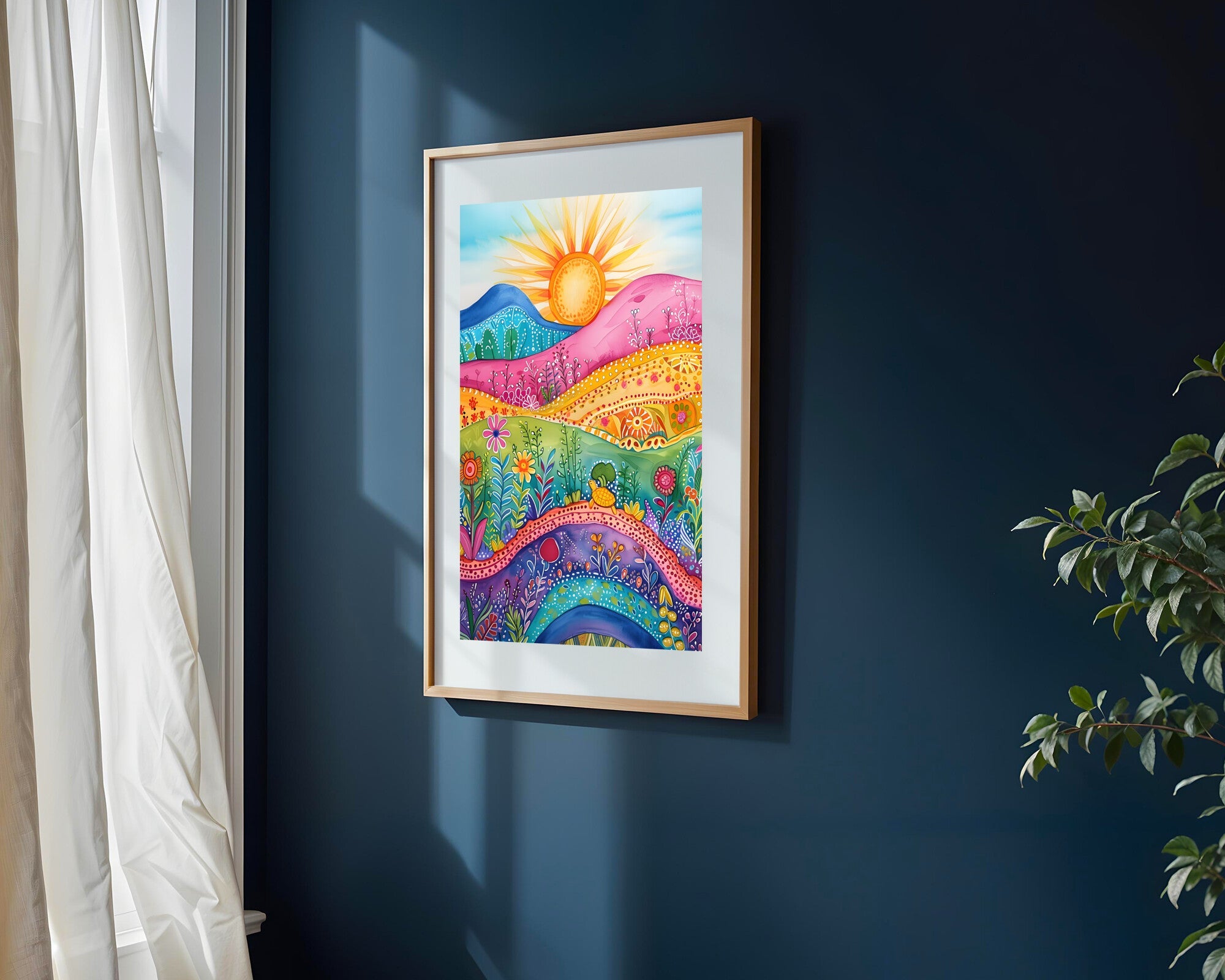 Valle Mágico de Colores | Cuadro decorativo de Monkey Canvas