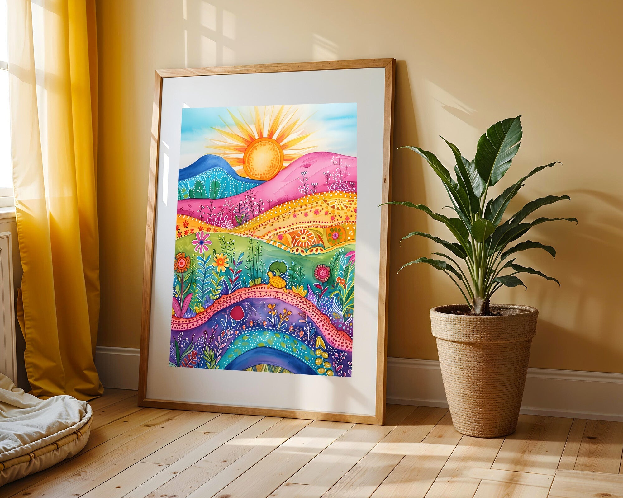 Valle Mágico de Colores | Cuadro decorativo de Monkey Canvas