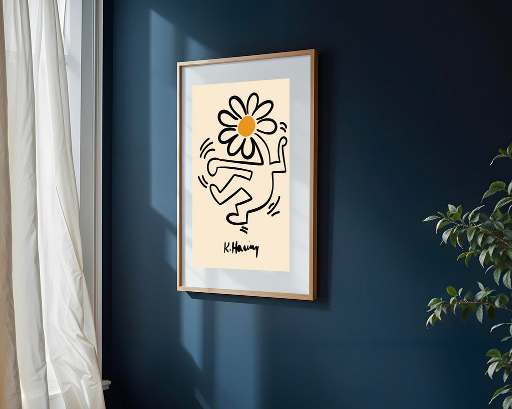 Bailarín y Margarita | Cuadro decorativo de Monkey Canvas