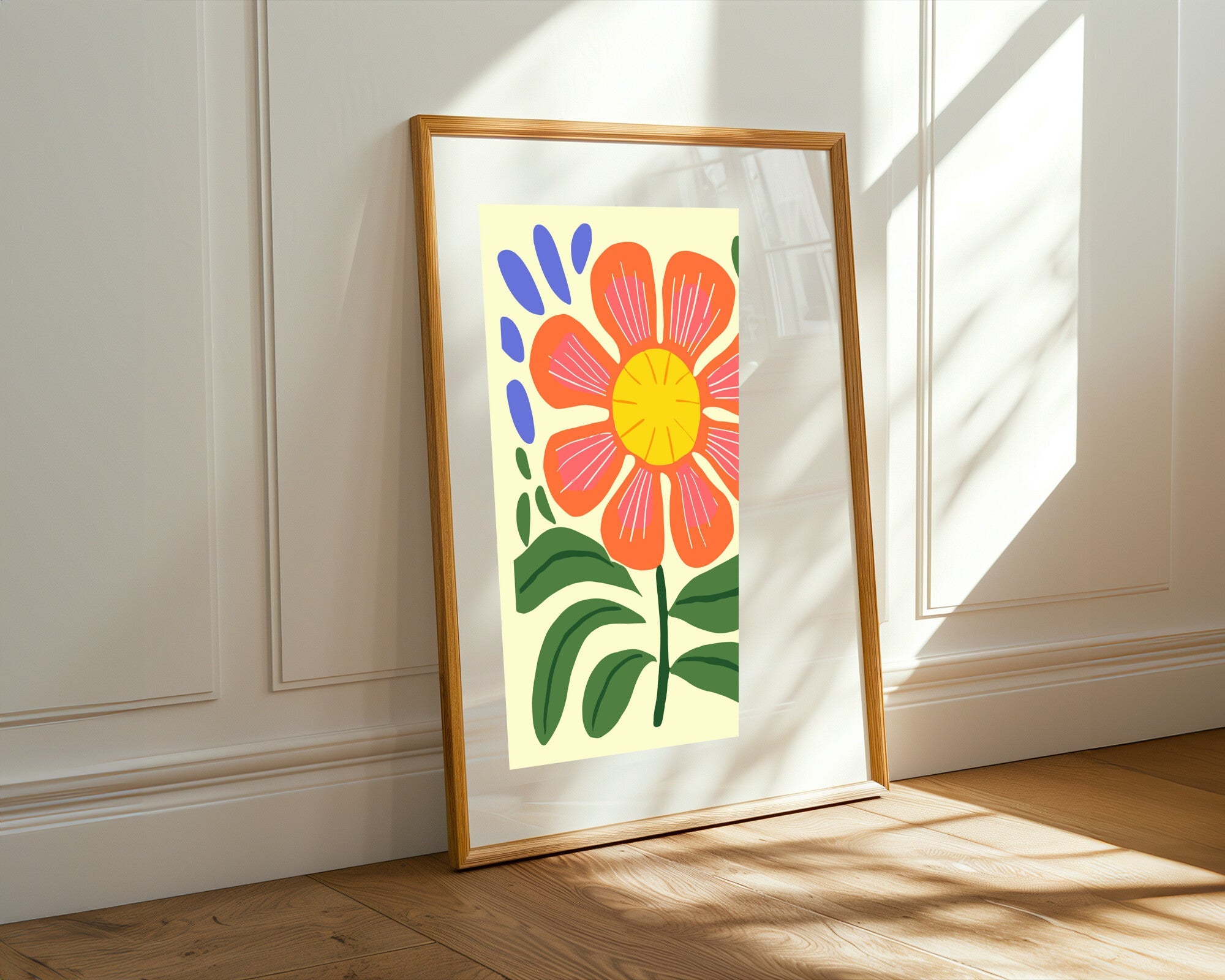 Flor Coral Radiante | Cuadro decorativo de Monkey Canvas