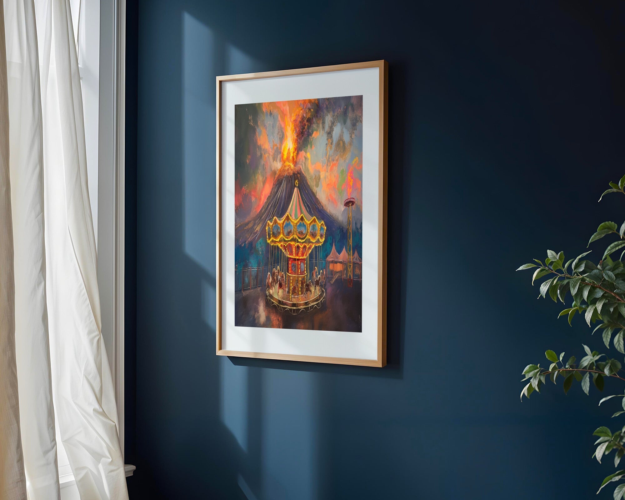 Carrusel del Volcán | Cuadro decorativo de Monkey Canvas