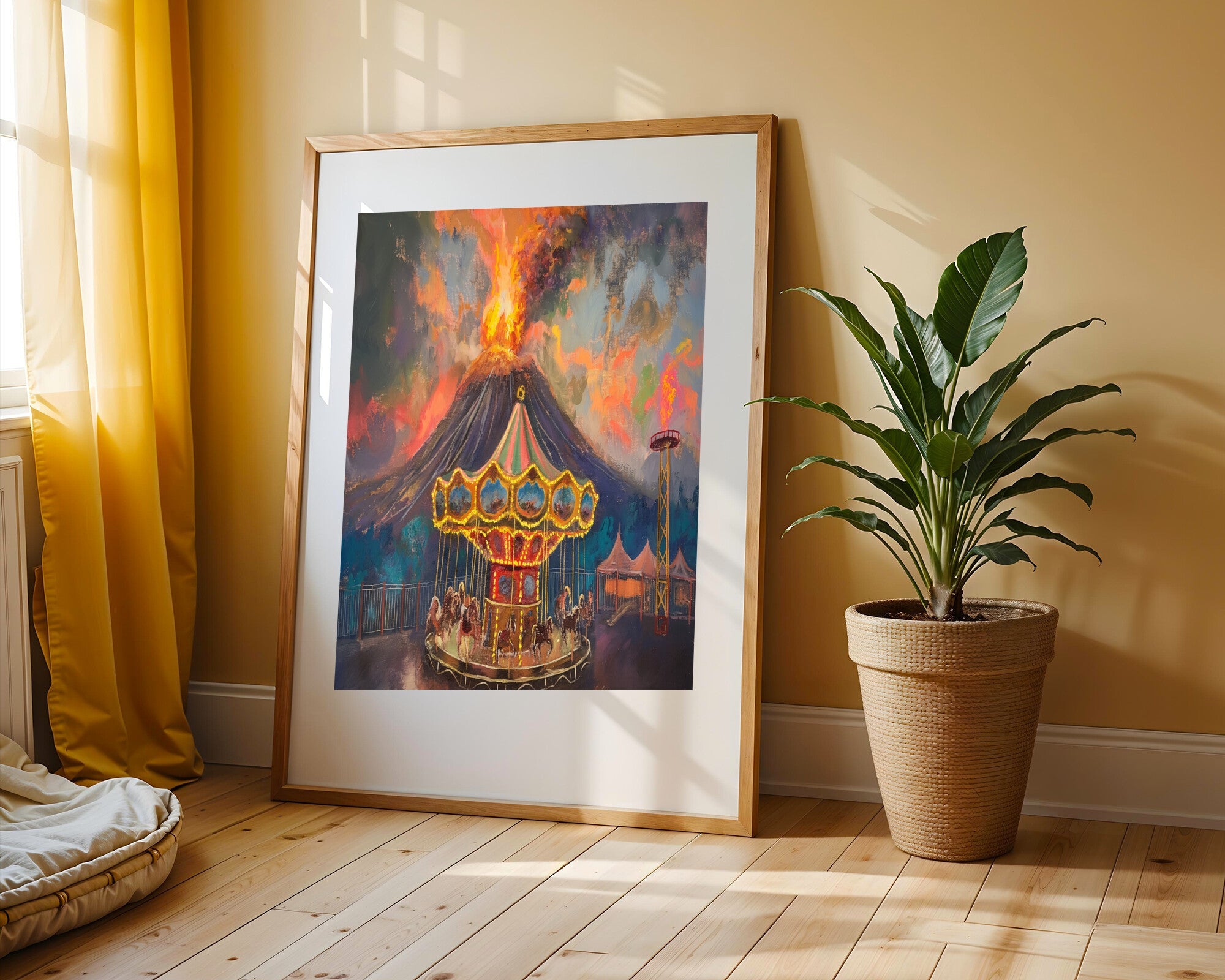 Carrusel del Volcán | Cuadro decorativo de Monkey Canvas