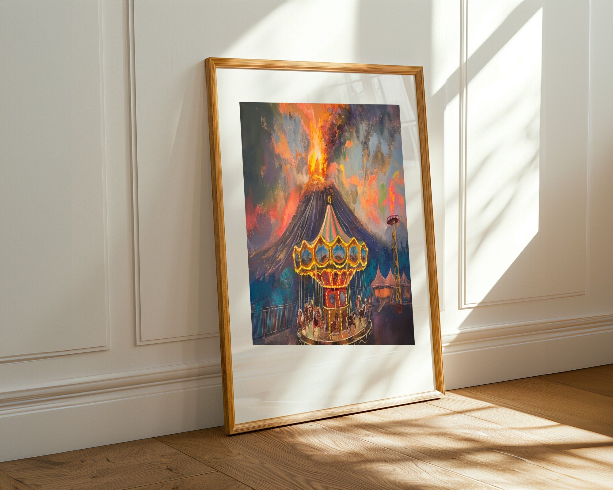Carrusel del Volcán | Cuadro decorativo de Monkey Canvas