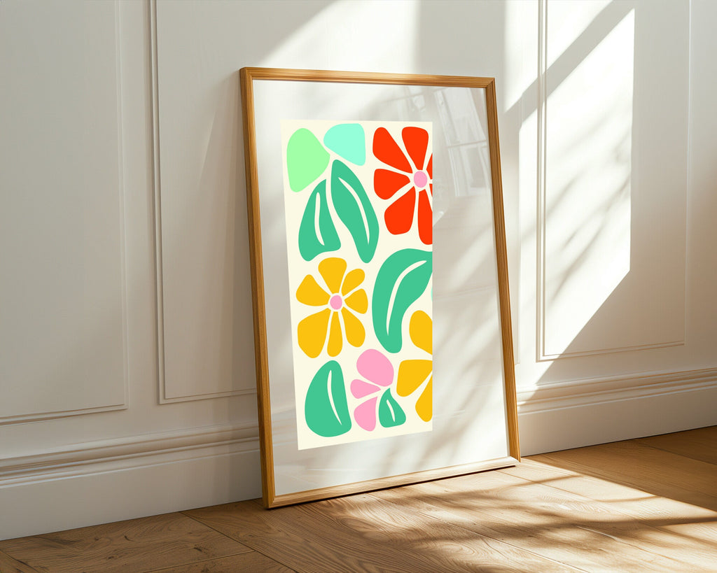 Jardín Pop Multicolor | Cuadro decorativo de Monkey Canvas