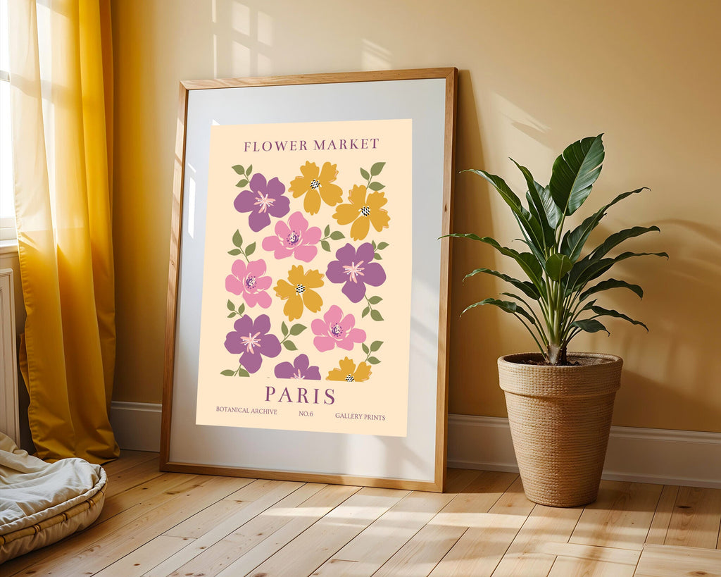Mercado Floral París | Cuadro decorativo de Monkey Canvas