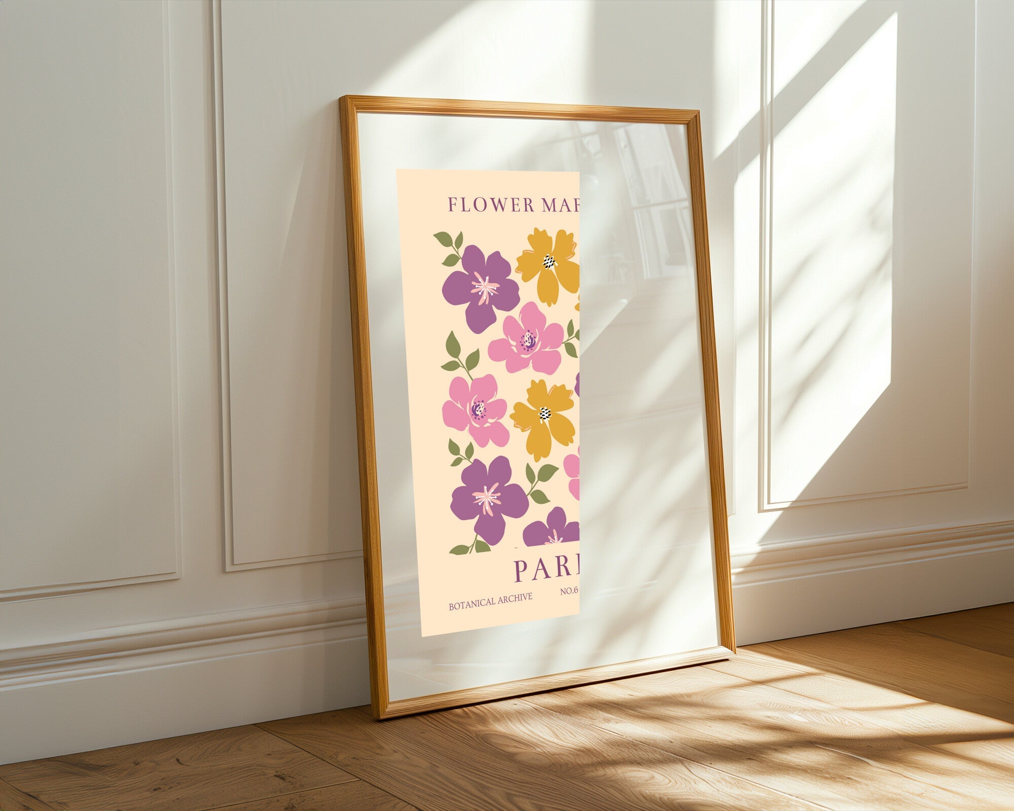 Mercado Floral París | Cuadro decorativo de Monkey Canvas