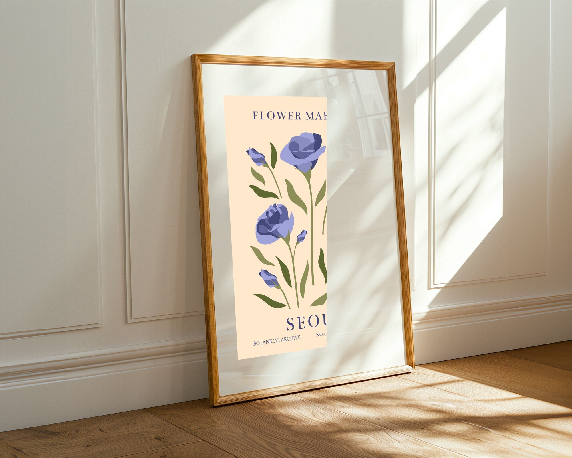 Mercado Floral Seúl | Cuadro decorativo de Monkey Canvas