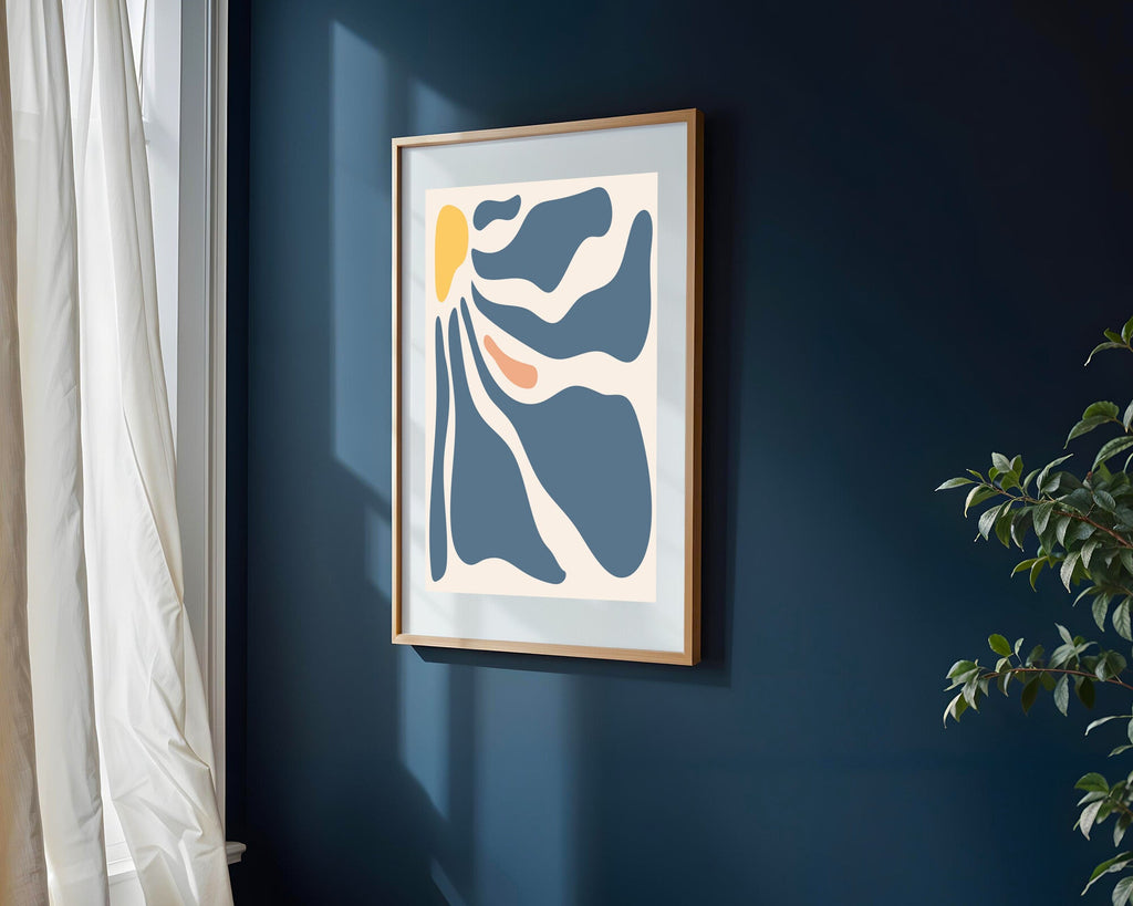 Marea Abstracta Azul | Cuadro decorativo de Monkey Canvas