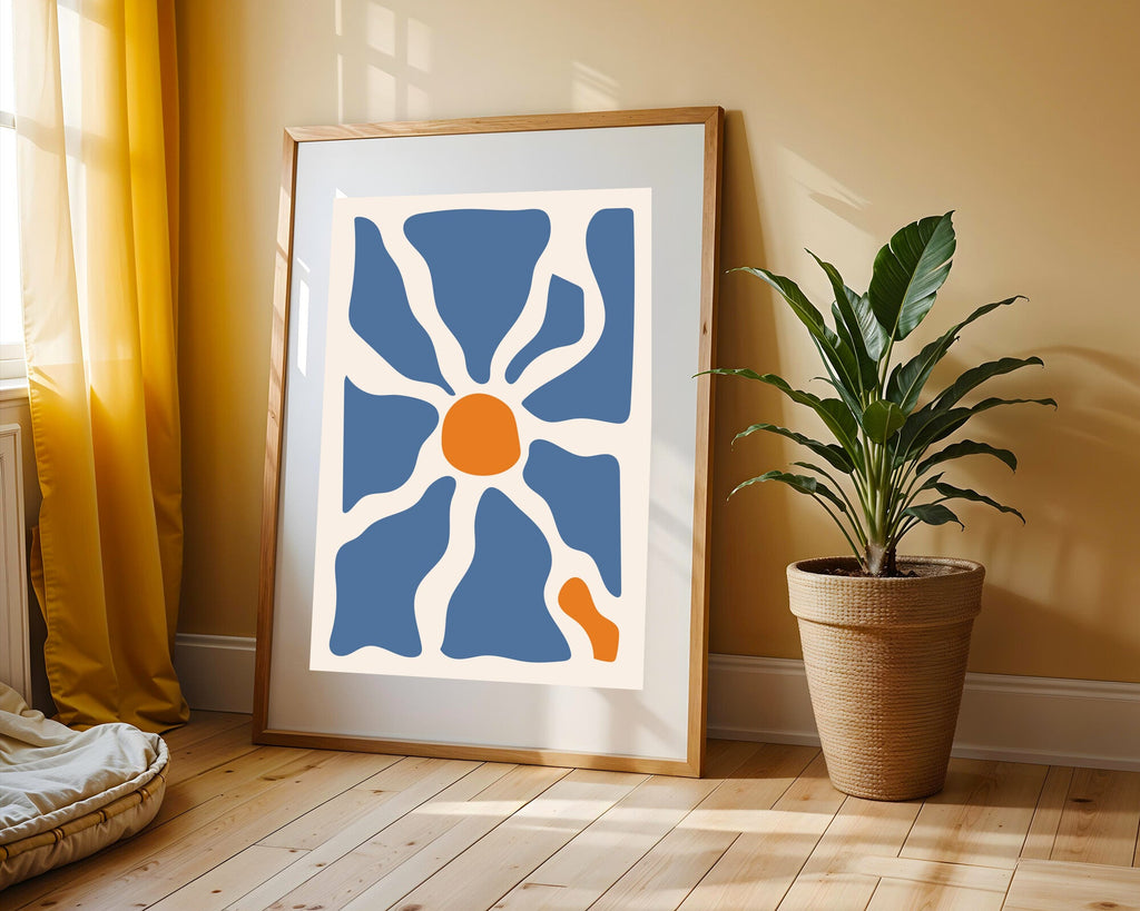 Sol Radiante Azul | Cuadro decorativo de Monkey Canvas