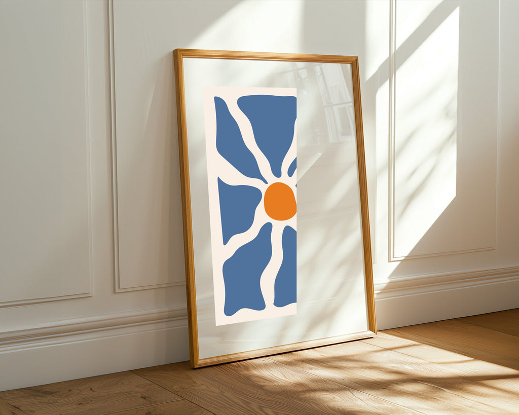 Sol Radiante Azul | Cuadro decorativo de Monkey Canvas