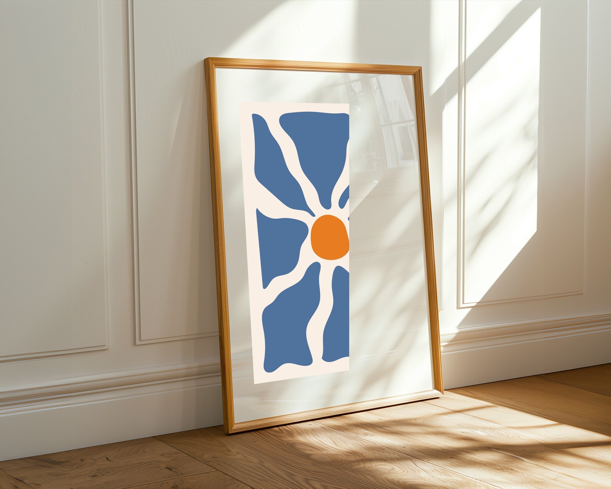 Sol Radiante Azul | Cuadro decorativo de Monkey Canvas