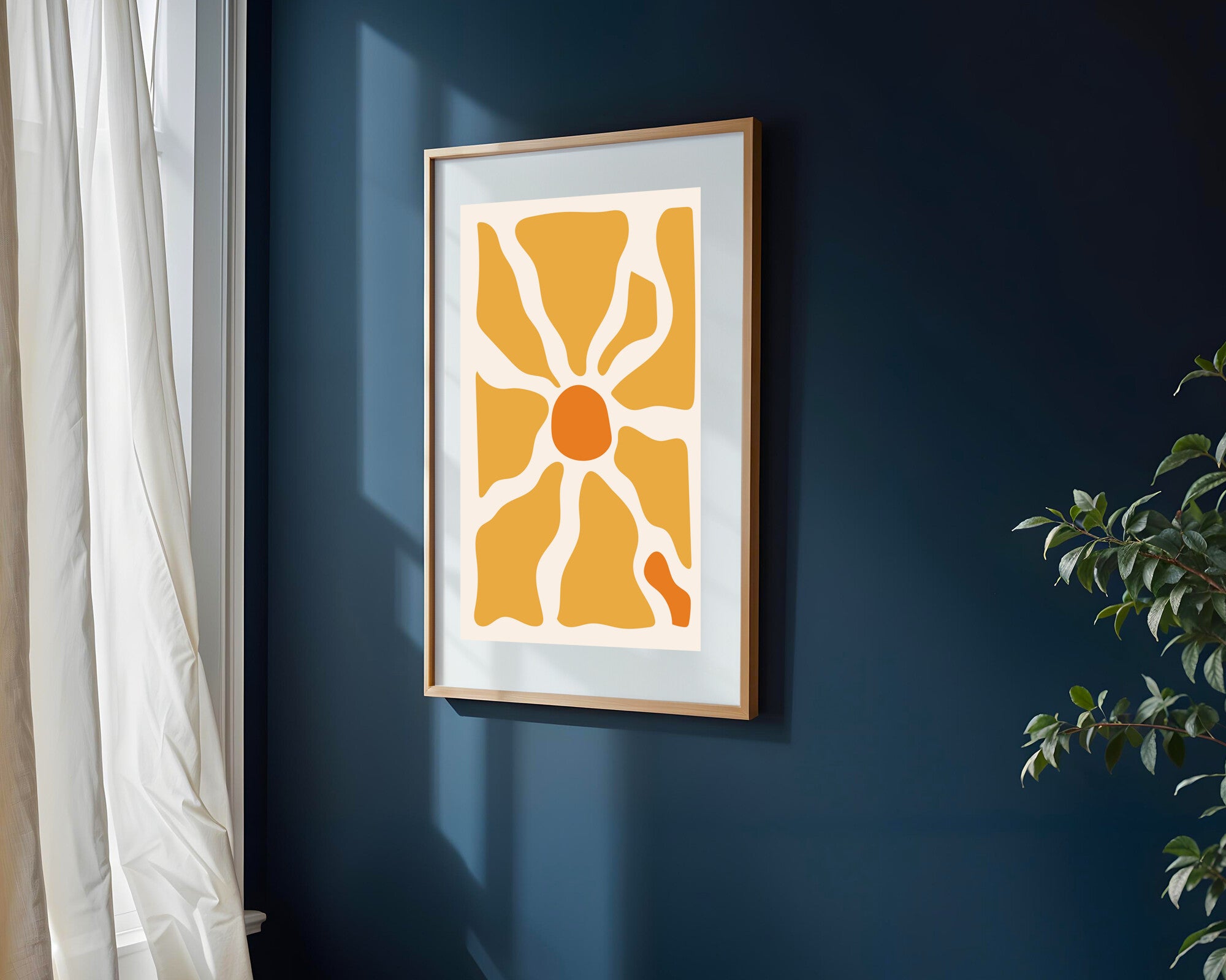 Sol Radiante Dorado | Cuadro decorativo de Monkey Canvas