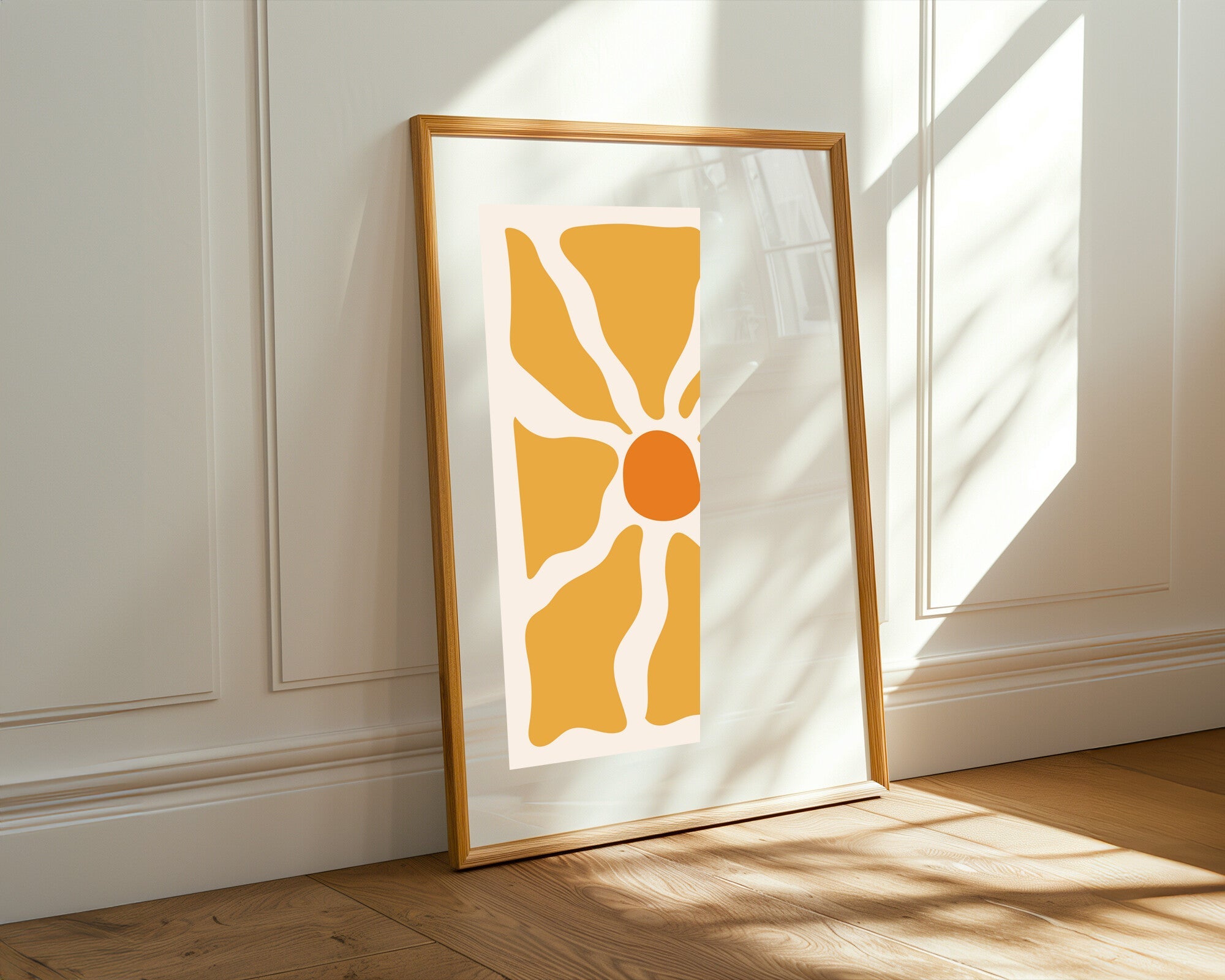 Sol Radiante Dorado | Cuadro decorativo de Monkey Canvas