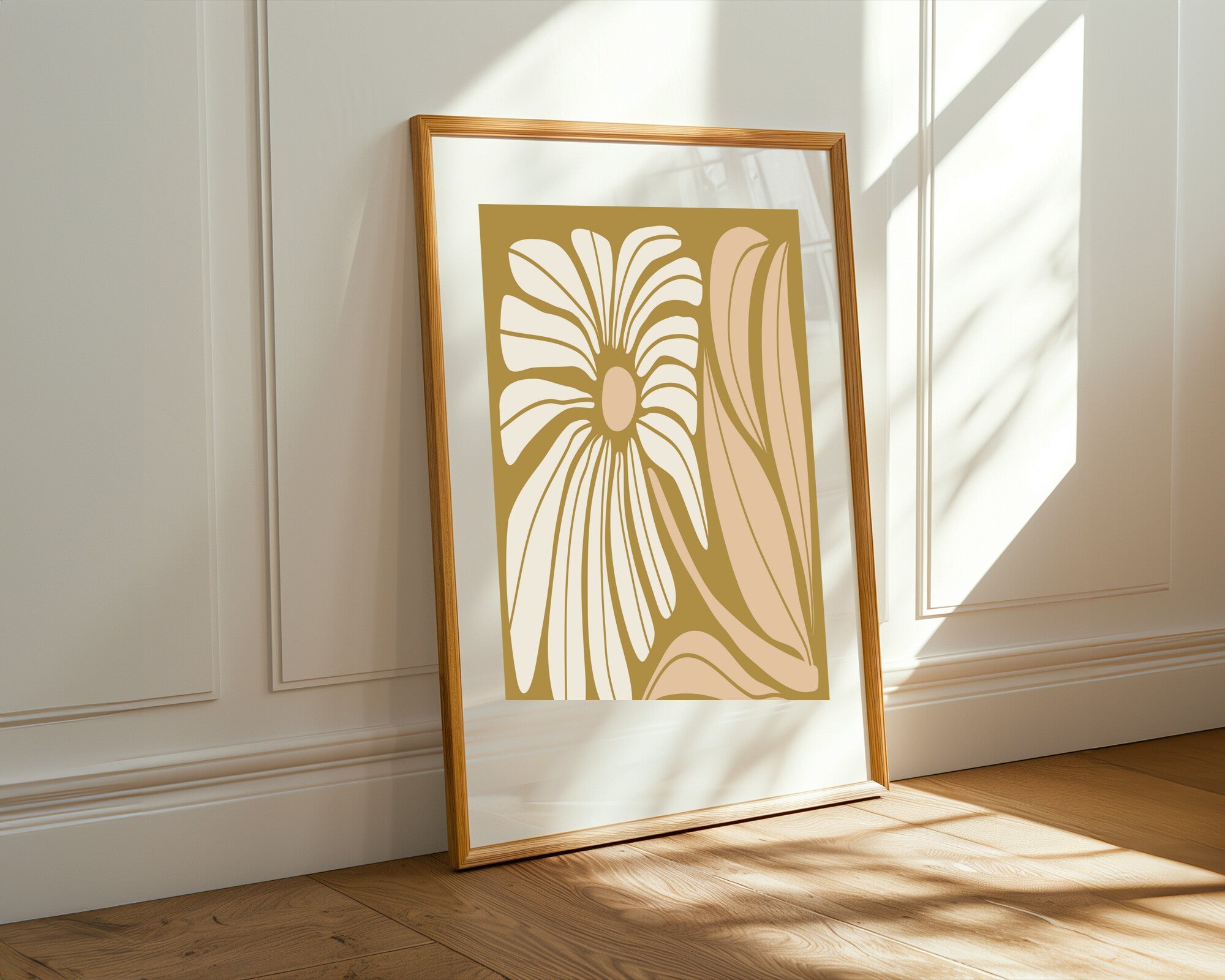 Margarita Dorada Maximalista | Cuadro decorativo de Monkey Canvas
