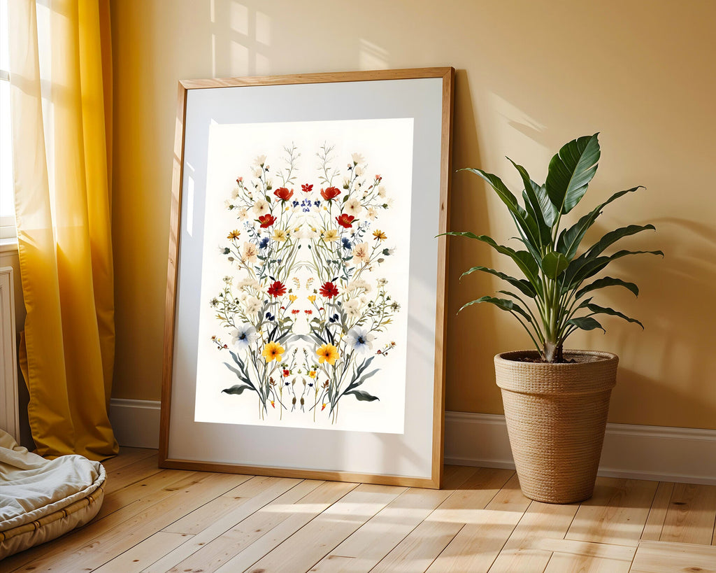 Espejo Floral Vintage | Cuadro decorativo de Monkey Canvas