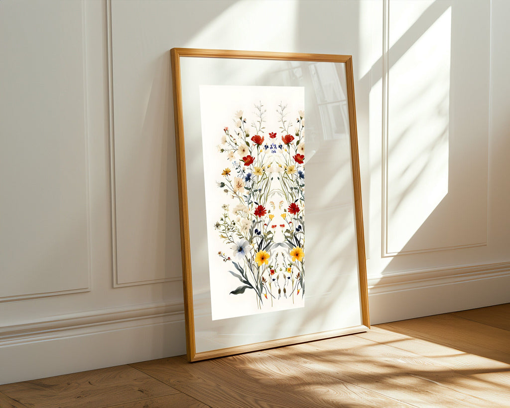 Espejo Floral Vintage | Cuadro decorativo de Monkey Canvas