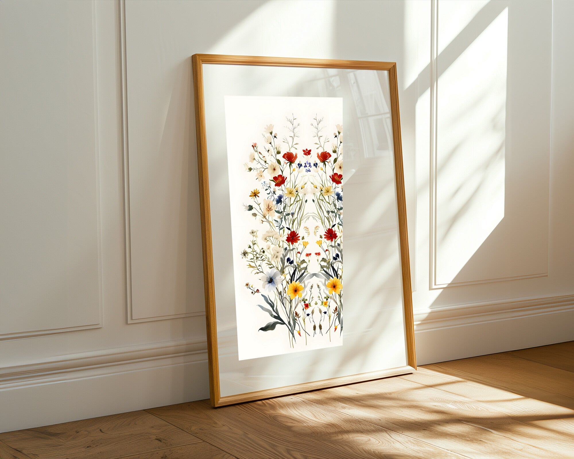 Espejo Floral Vintage | Cuadro decorativo de Monkey Canvas