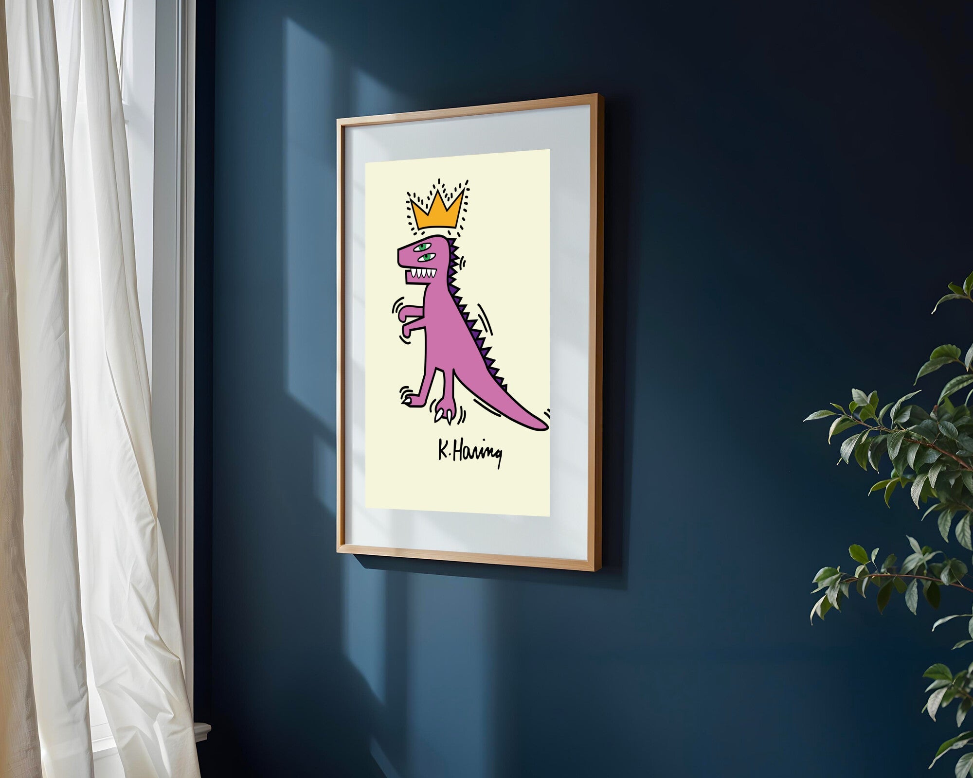 Dinosaurio Real Pop Art | Cuadro decorativo de Monkey Canvas
