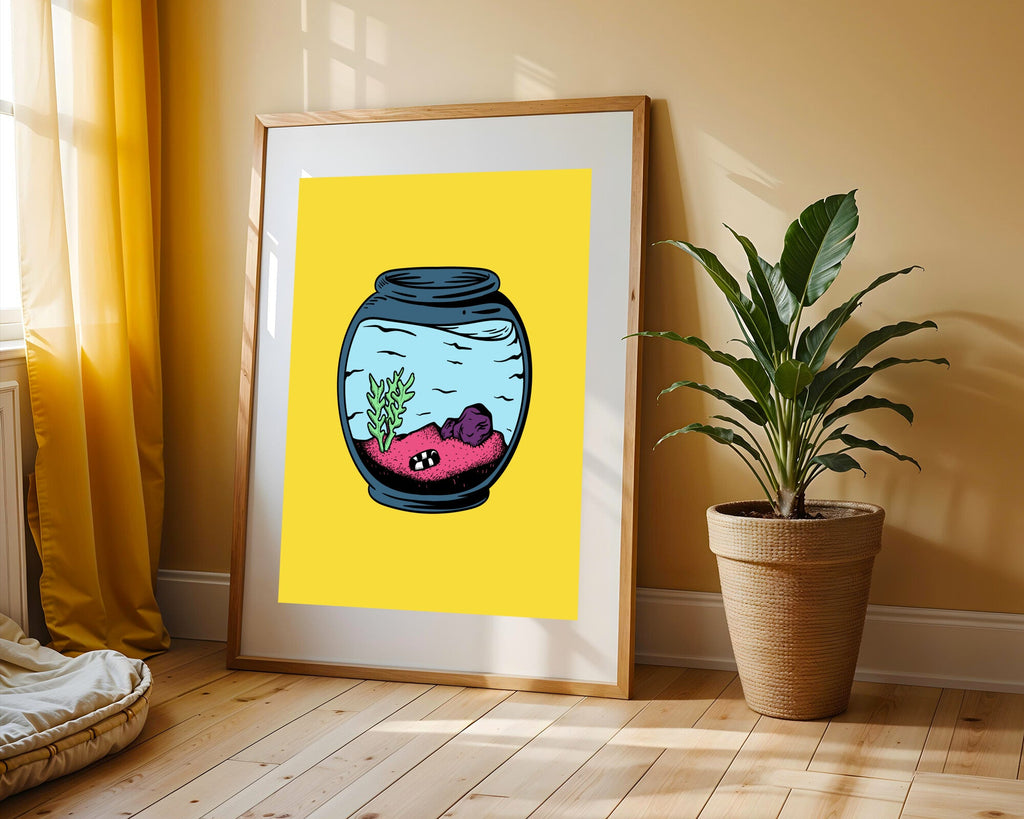 Pecera en Reposo | Cuadro decorativo de Monkey Canvas