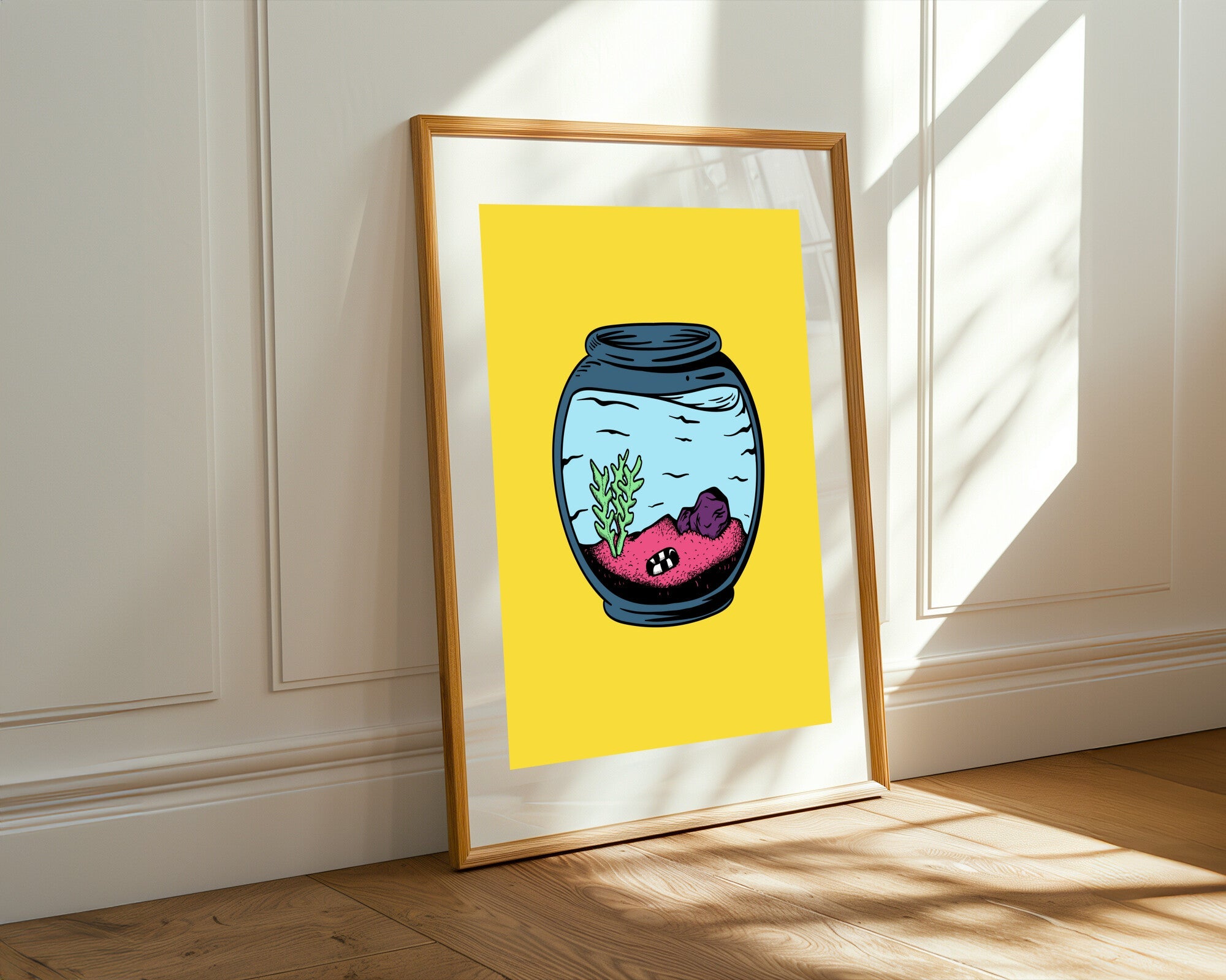 Pecera en Reposo | Cuadro decorativo de Monkey Canvas