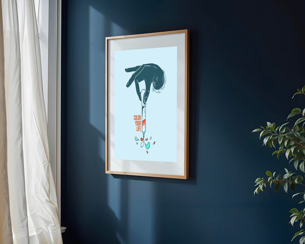 Gota de Color | Cuadro decorativo de Monkey Canvas