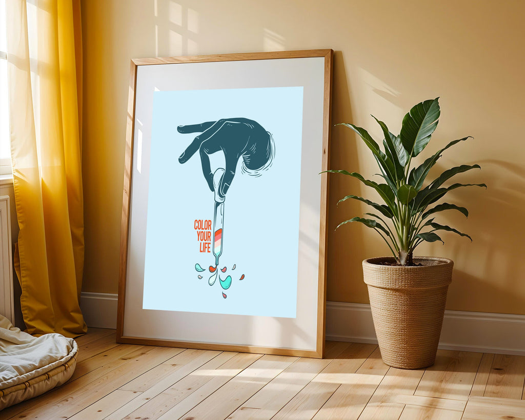 Gota de Color | Cuadro decorativo de Monkey Canvas