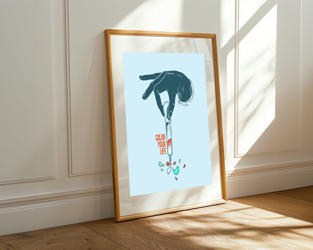 Gota de Color | Cuadro decorativo de Monkey Canvas