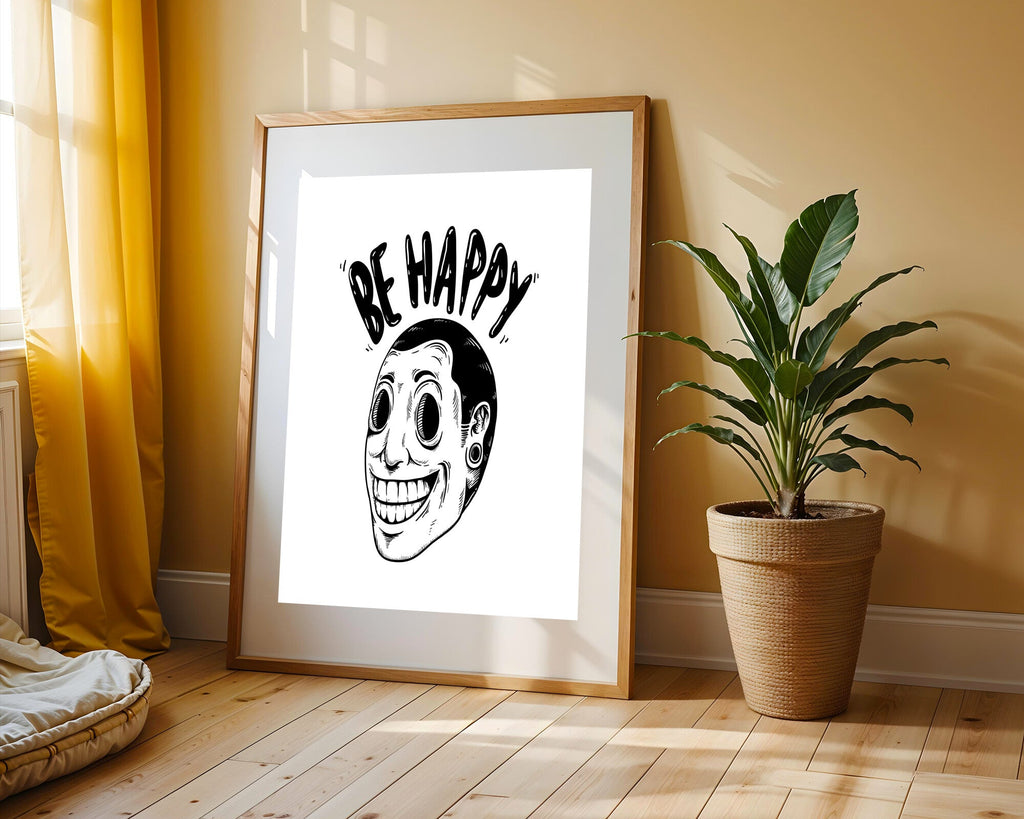 Rostro Feliz Pop | Cuadro decorativo de Monkey Canvas