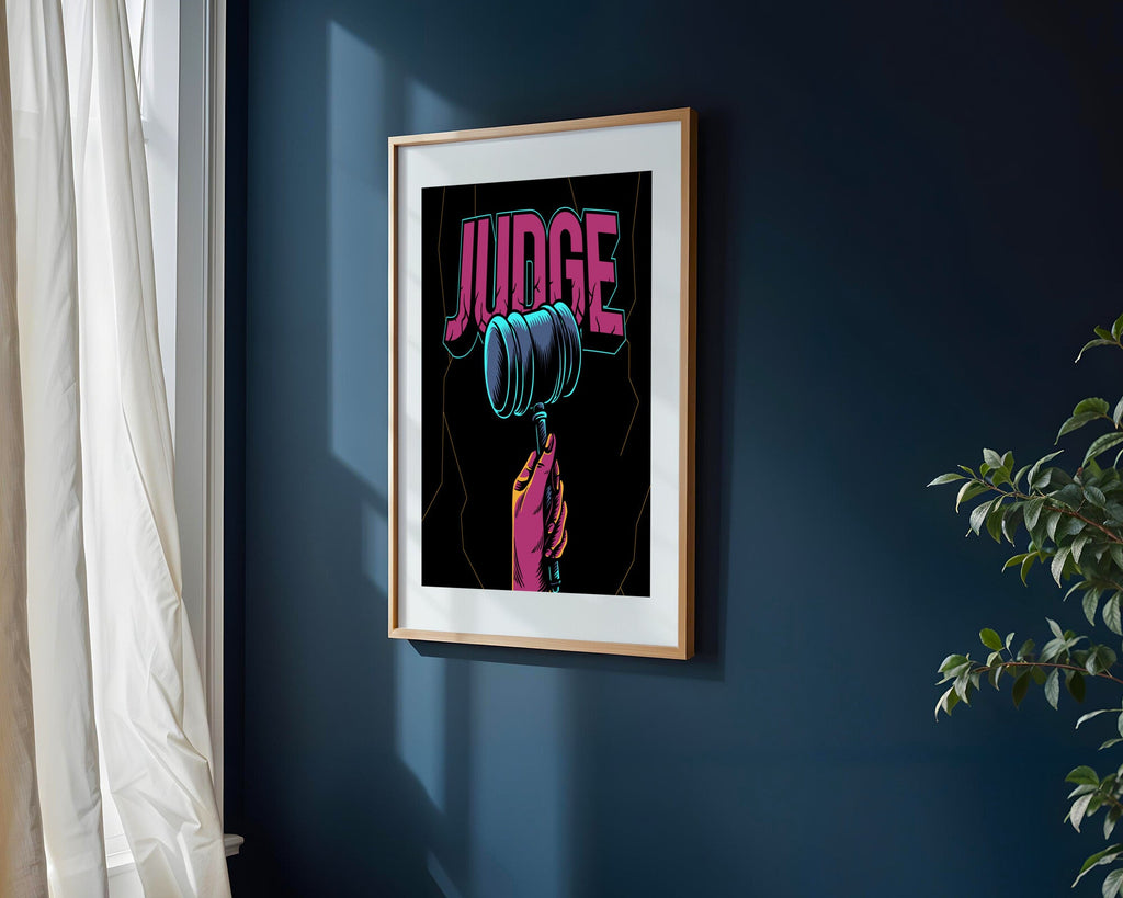 Martillo del Juez | Cuadro decorativo de Monkey Canvas
