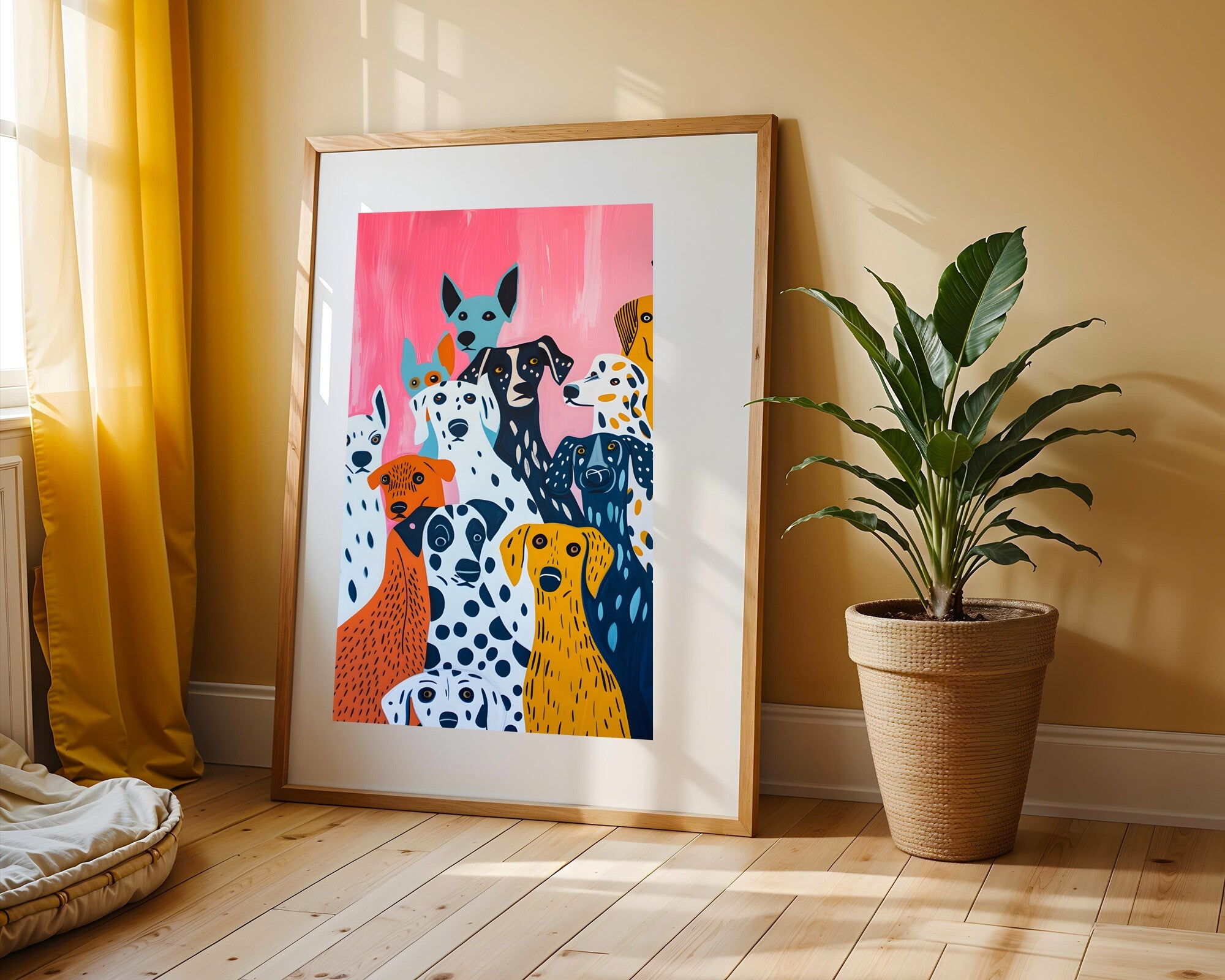 Jauría de Colores | Cuadro decorativo de Monkey Canvas