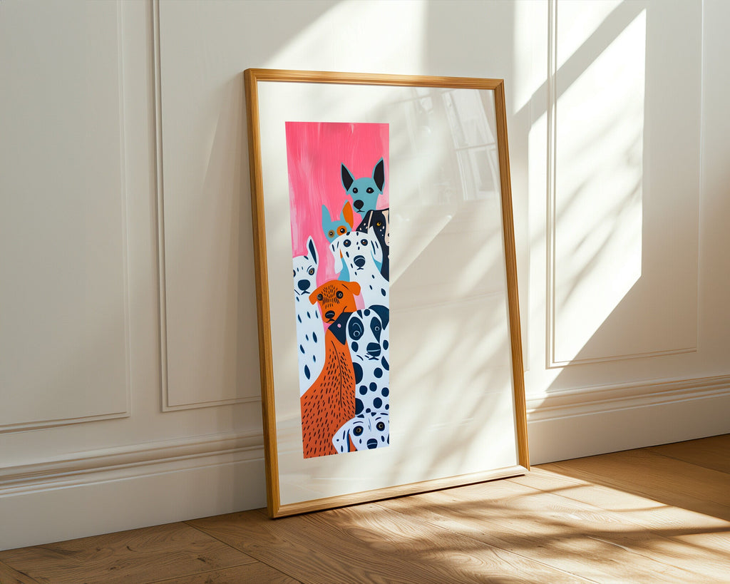 Jauría de Colores | Cuadro decorativo de Monkey Canvas