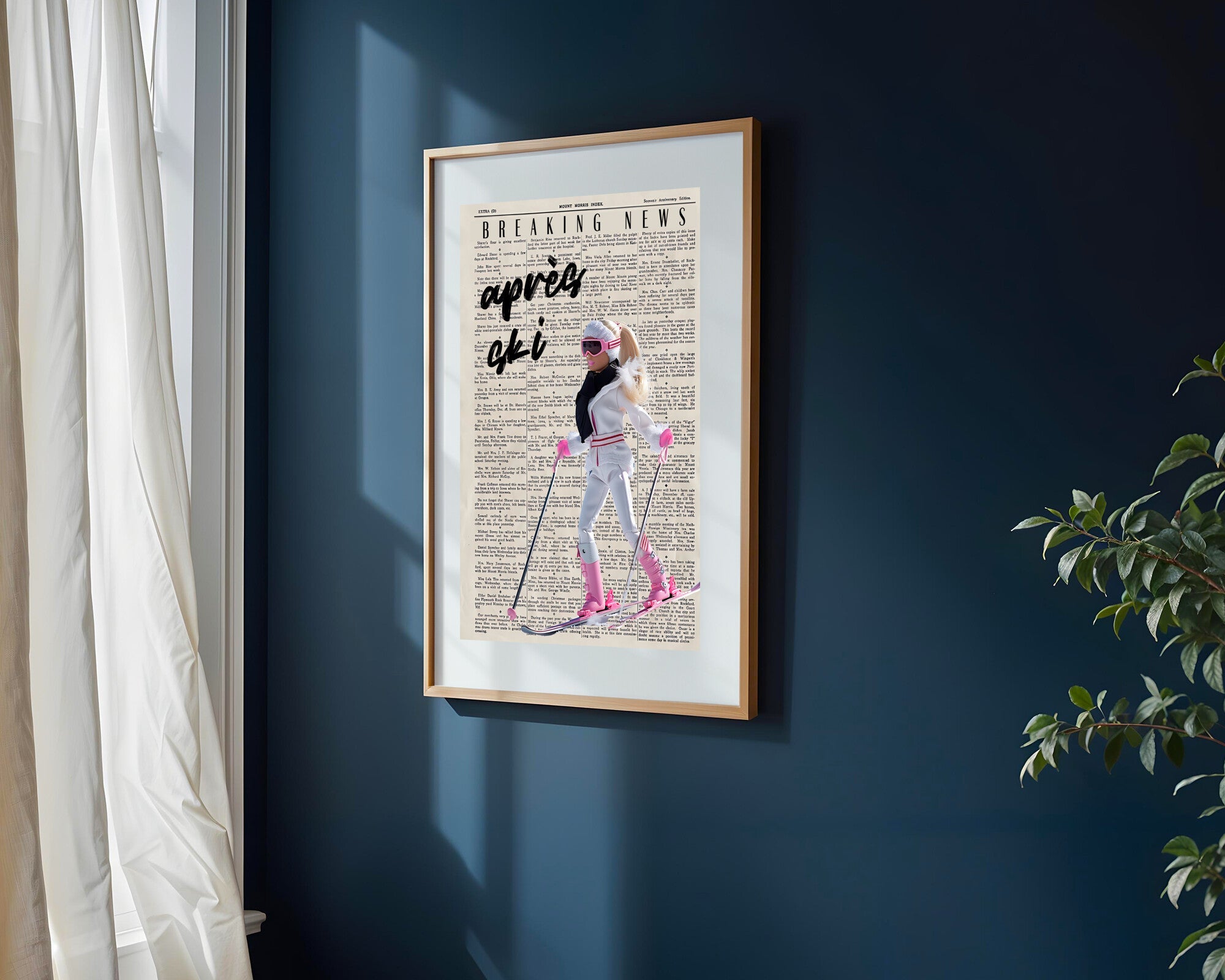 Après-Ski Vintage | Cuadro decorativo de Monkey Canvas
