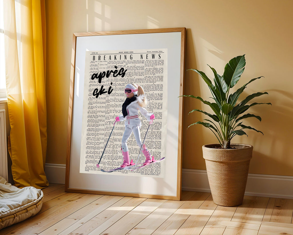 Après-Ski Vintage | Cuadro decorativo de Monkey Canvas