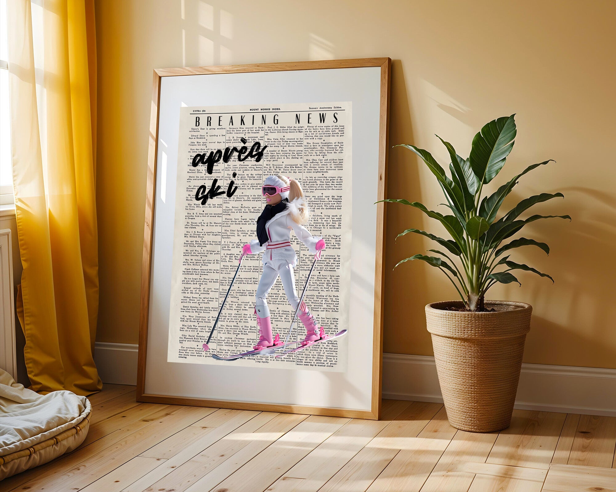 Après-Ski Vintage | Cuadro decorativo de Monkey Canvas