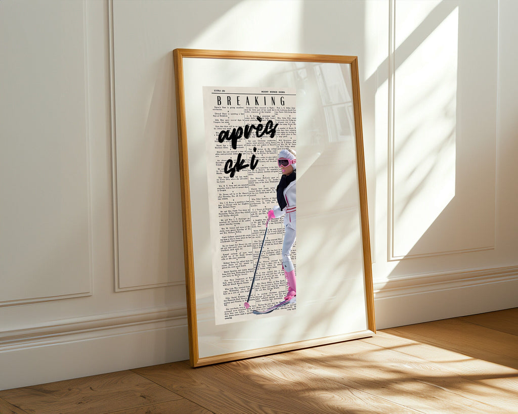 Après-Ski Vintage | Cuadro decorativo de Monkey Canvas
