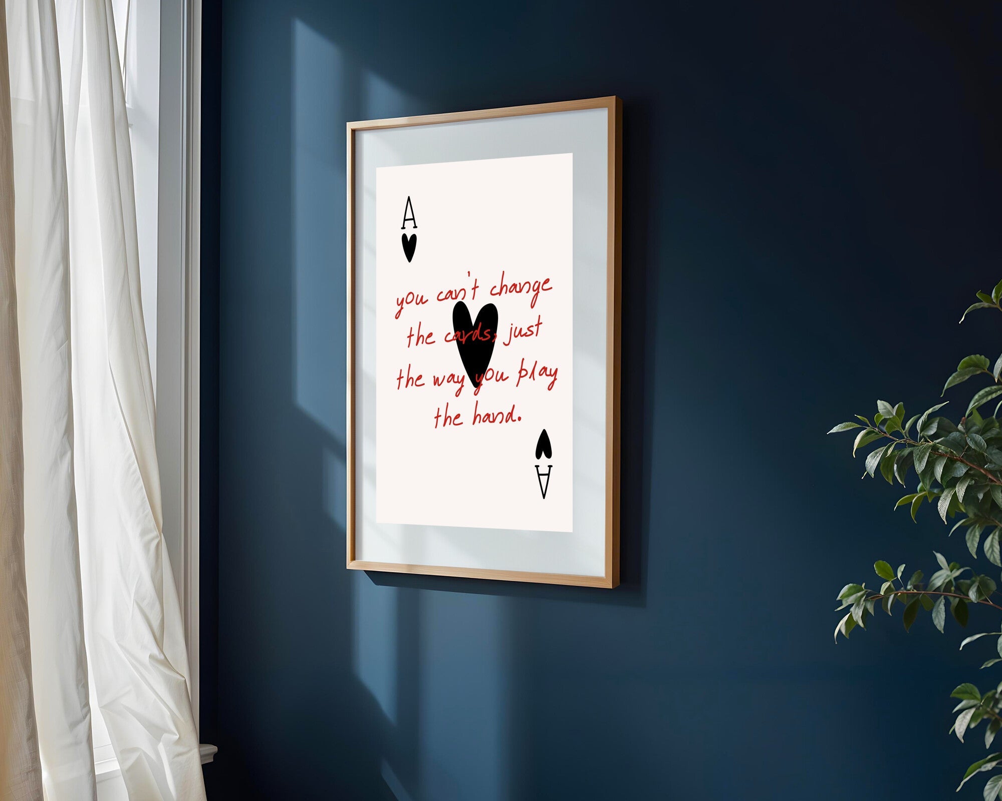 As de Corazones | Cuadro decorativo de Monkey Canvas