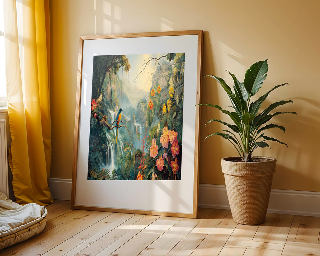 Refugio de Aves Tropicales | Cuadro decorativo de Monkey Canvas