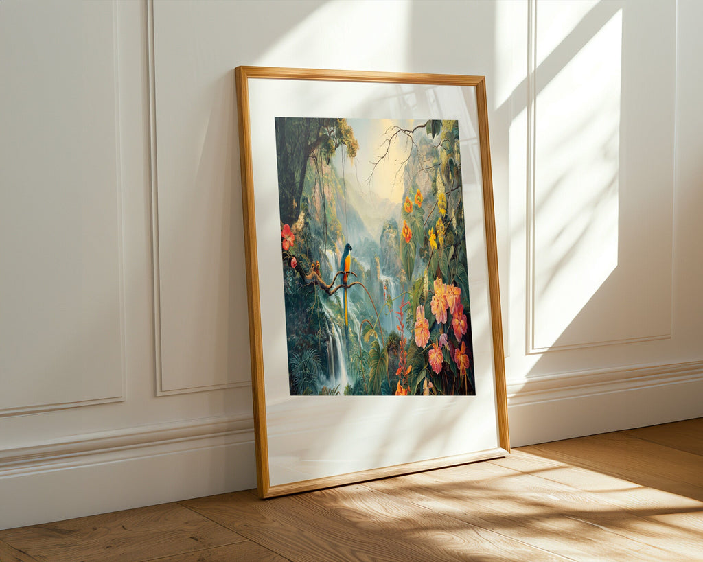 Refugio de Aves Tropicales | Cuadro decorativo de Monkey Canvas