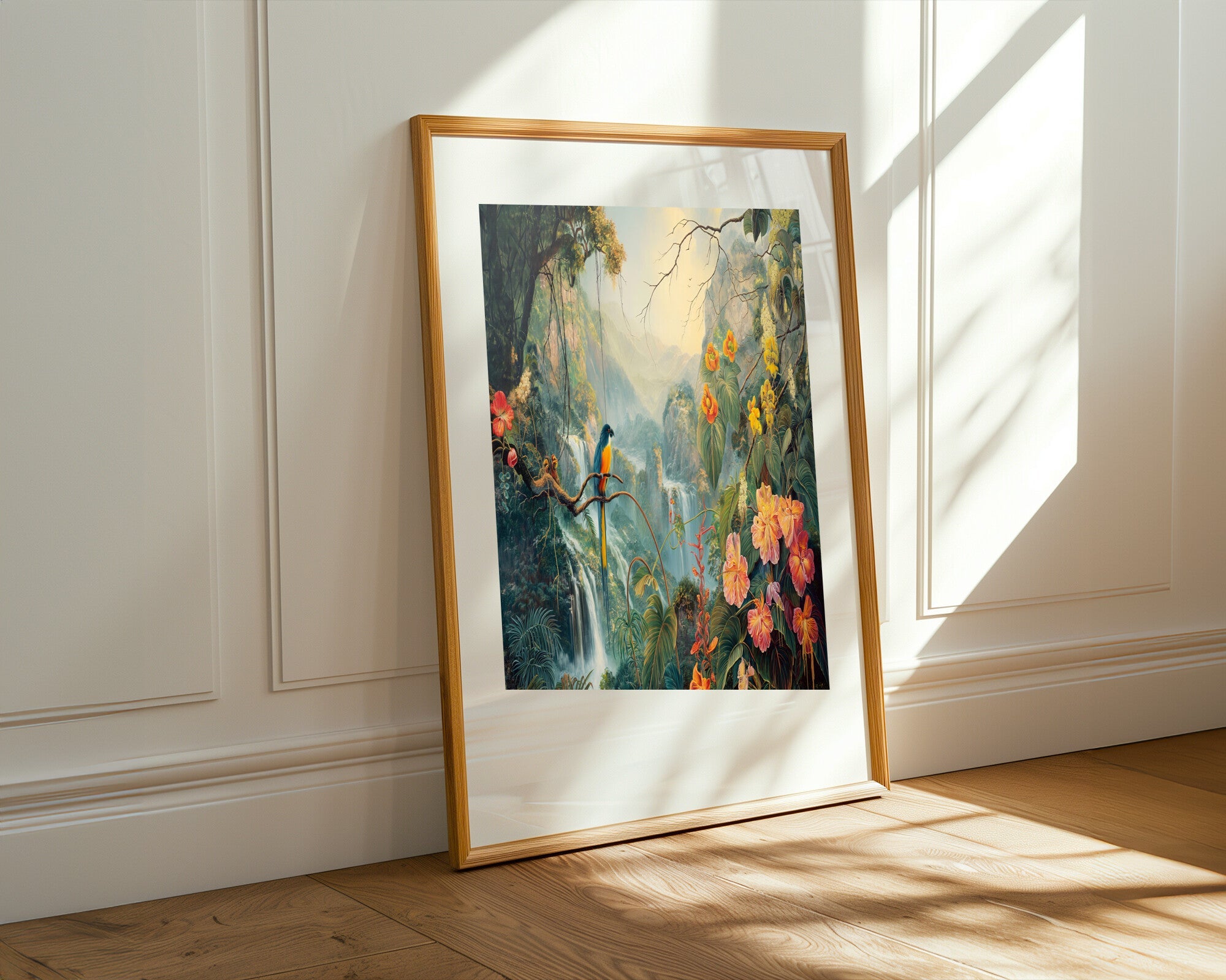 Refugio de Aves Tropicales | Cuadro decorativo de Monkey Canvas