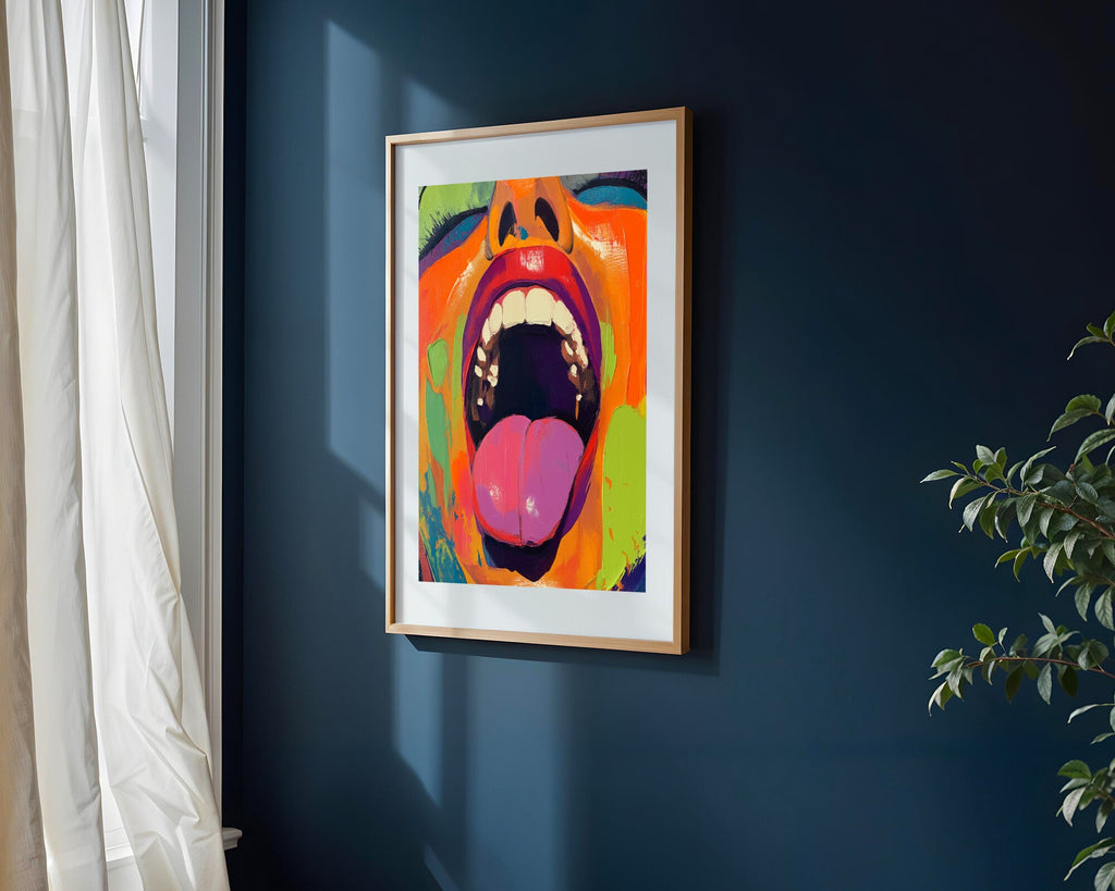 Grito Pop Art | Cuadro decorativo de Monkey Canvas