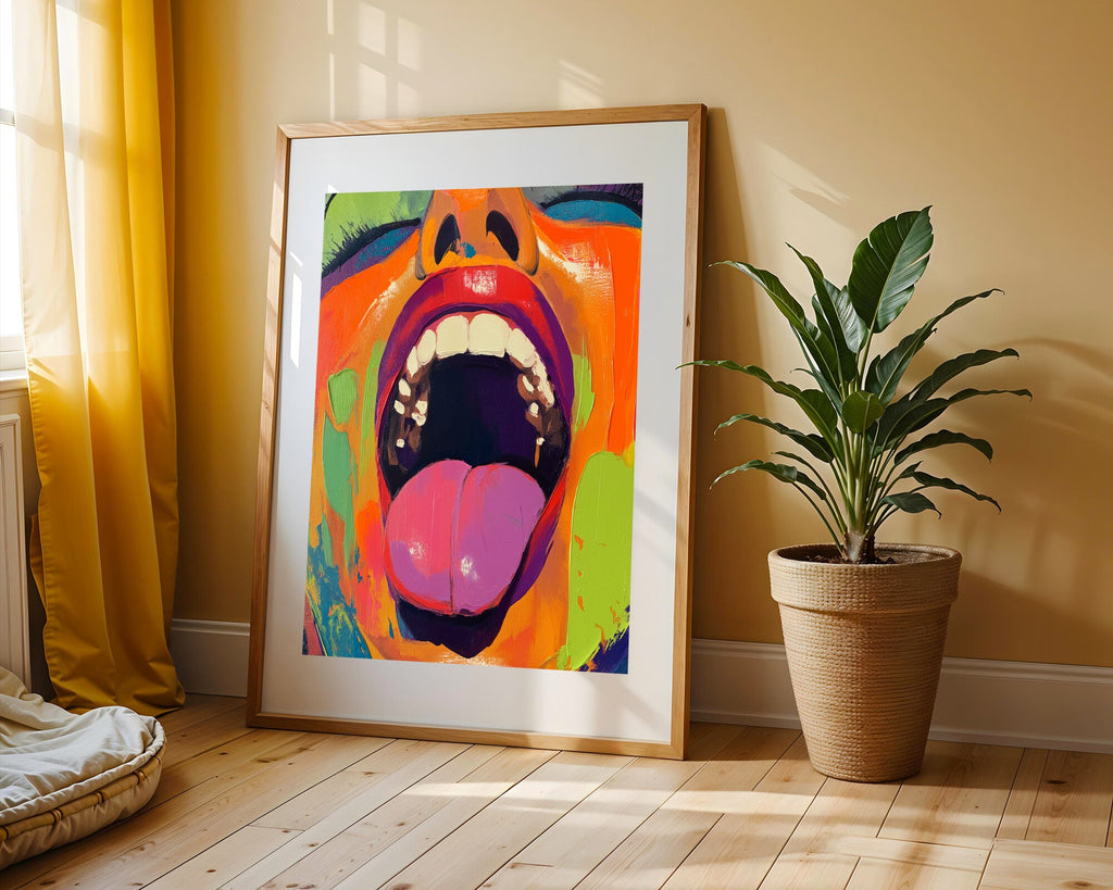 Grito Pop Art | Cuadro decorativo de Monkey Canvas