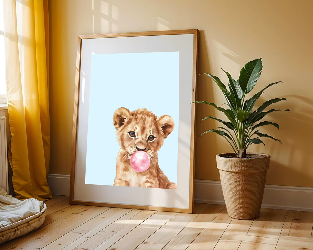 Cachorro de León con Chicle | Cuadro decorativo de Monkey Canvas