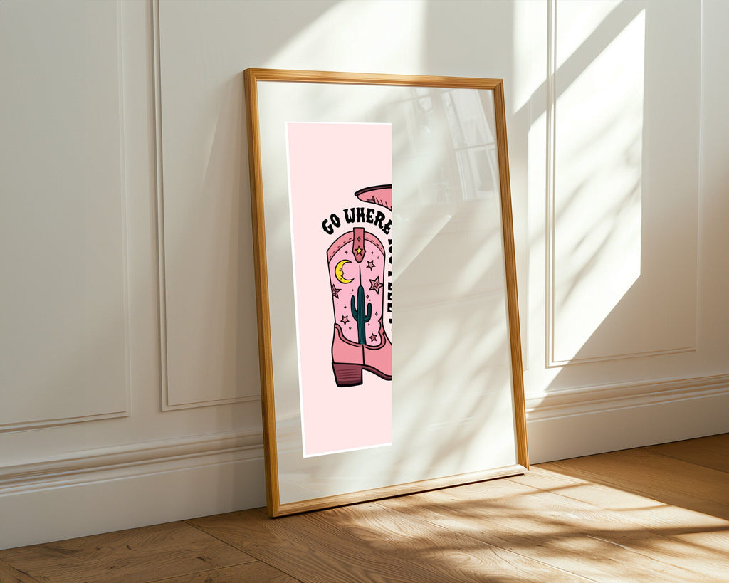 Botas Vaqueras del Desierto | Cuadro decorativo de Monkey Canvas