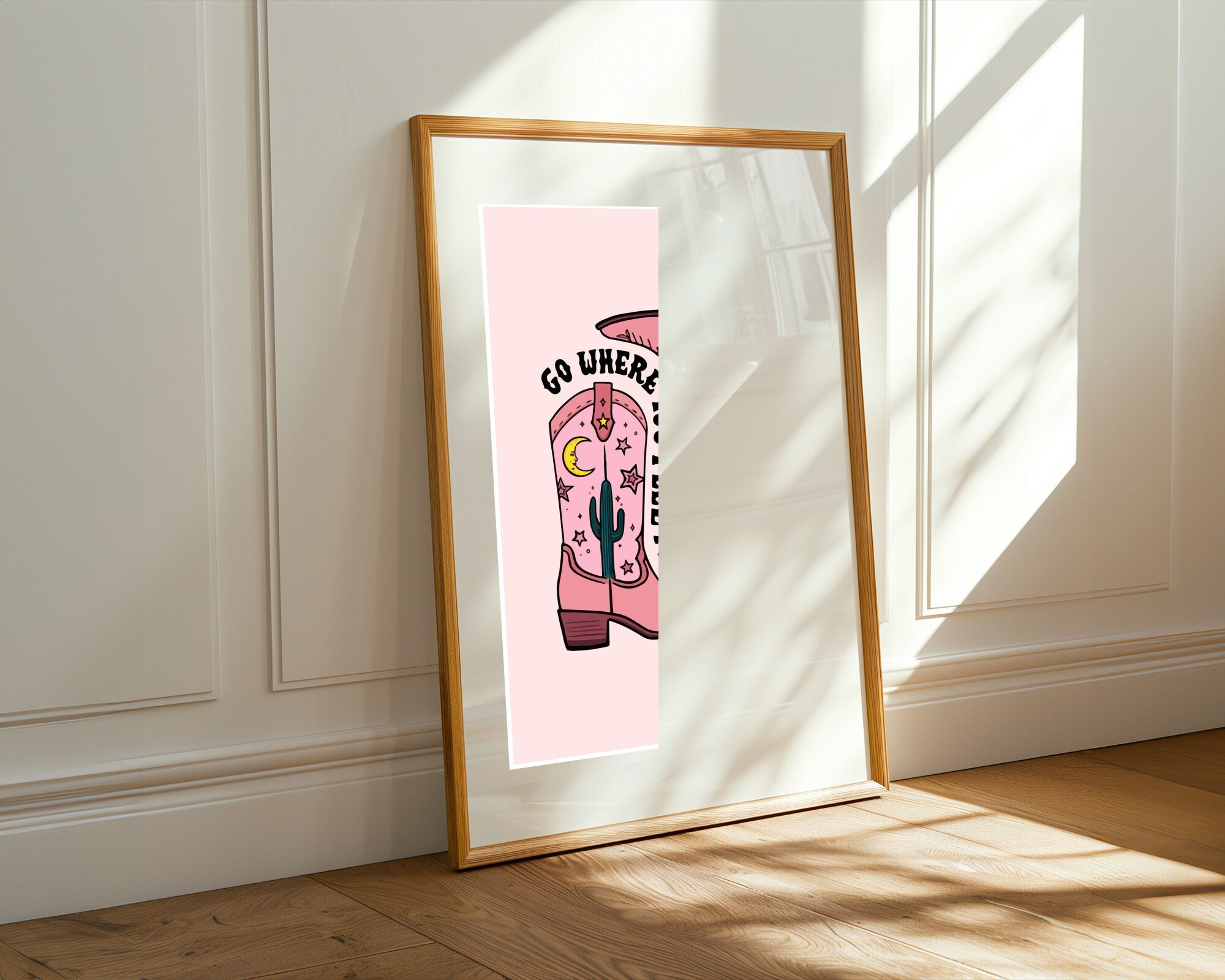 Botas Vaqueras del Desierto | Cuadro decorativo de Monkey Canvas