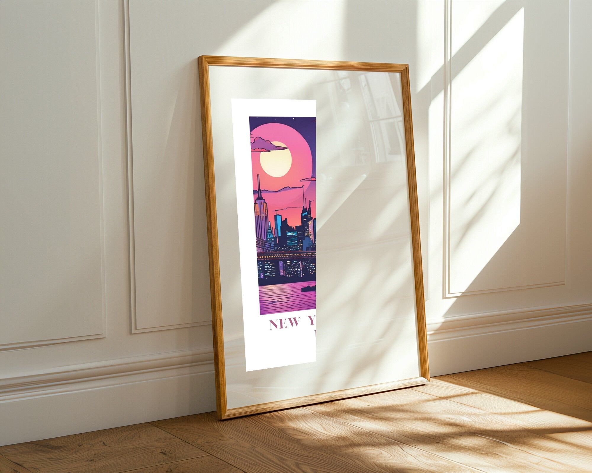 Postal de Nueva York | Cuadro decorativo de Monkey Canvas