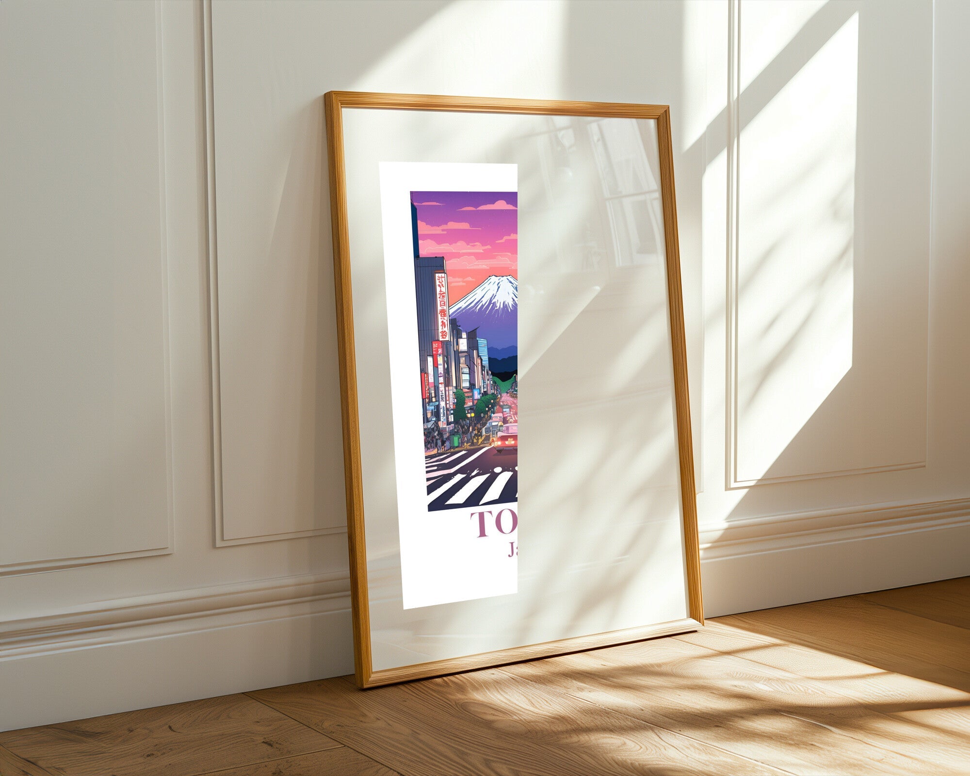 Postal de Tokio | Cuadro decorativo de Monkey Canvas