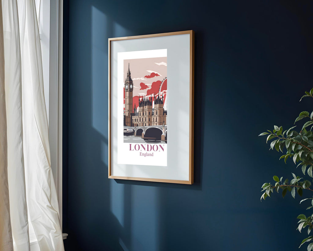 Postal de Londres | Cuadro decorativo de Monkey Canvas