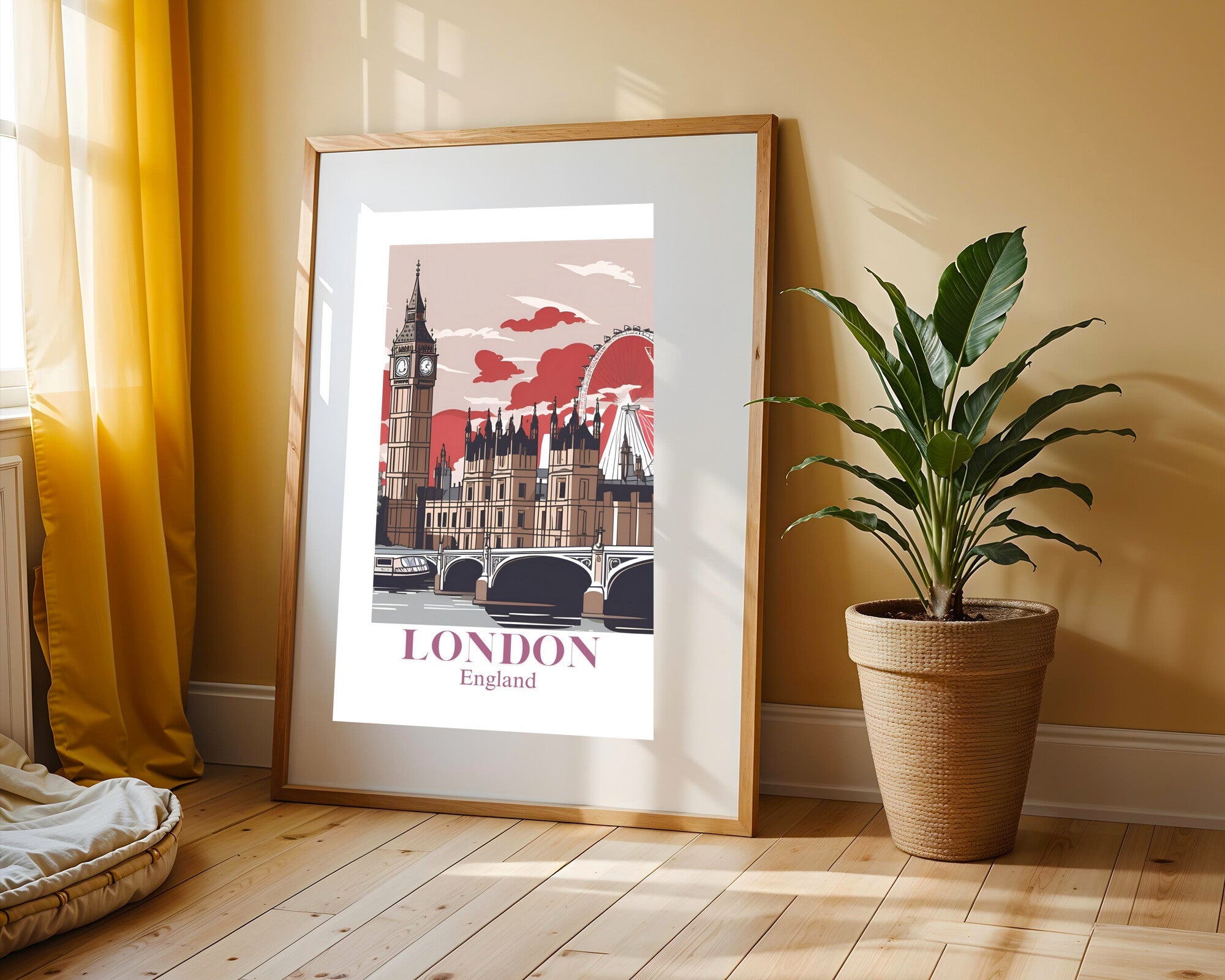 Postal de Londres | Cuadro decorativo de Monkey Canvas